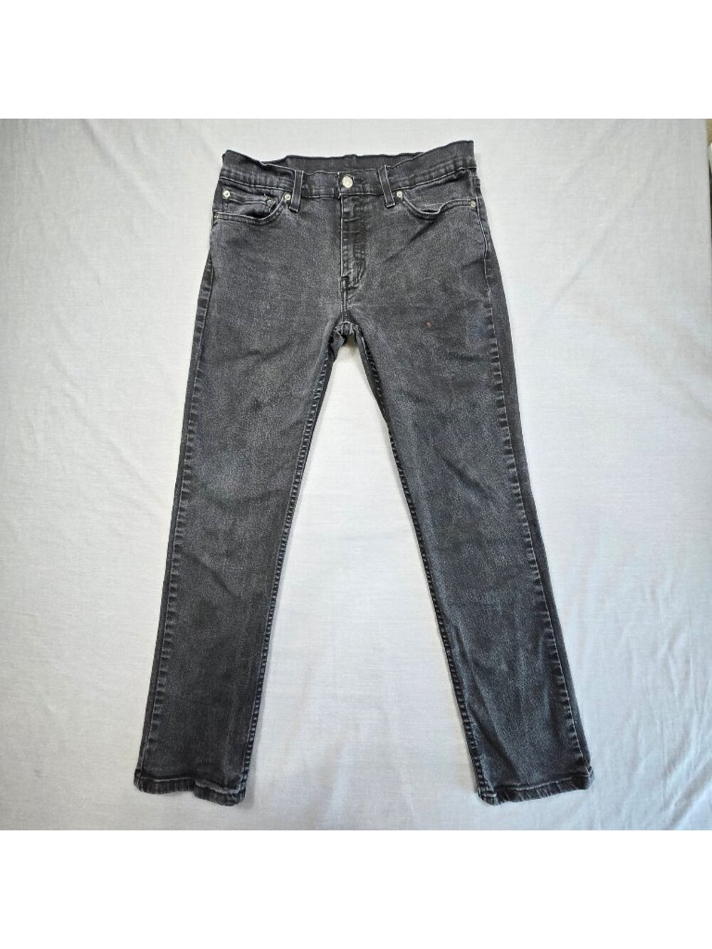 Levis Mens 511 Slim Fit 32X30 Jeans Black Denim Stretch Casual Pants